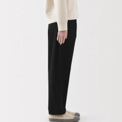 Discount Muji Pantalon coupe confortable en coton pour femme