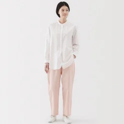 Discount Muji Pantalon coupe confortable en coton pour femme