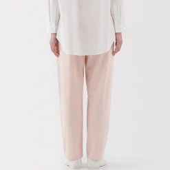 Discount Muji Pantalon coupe confortable en coton pour femme