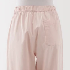 Discount Muji Pantalon coupe confortable en coton pour femme