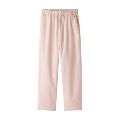 Discount Muji Pantalon coupe confortable en coton pour femme