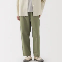 Discount Muji Pantalon coupe confortable en coton pour femme