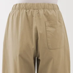 Discount Muji Pantalon coupe confortable en coton pour femme