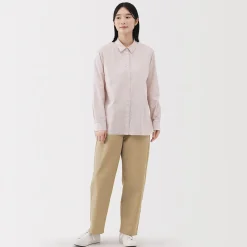 Discount Muji Pantalon coupe confortable en coton pour femme