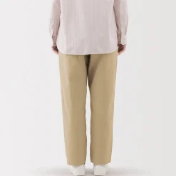 Discount Muji Pantalon coupe confortable en coton pour femme