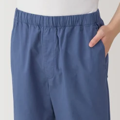 Hot Muji Pantalon coupe confortable en coton lavé pour homme