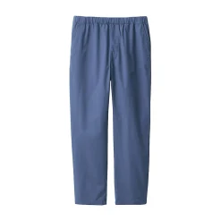 Hot Muji Pantalon coupe confortable en coton lavé pour homme