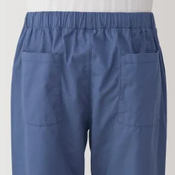 Hot Muji Pantalon coupe confortable en coton lavé pour homme