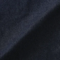 Hot Muji Pantalon coupe confortable en denim de coton pour femme