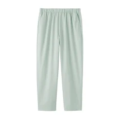 Muji Pantalon coupe confortable en coton lavé pour homme
