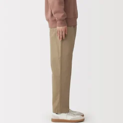 Muji Pantalon coupe confortable en coton lavé pour homme