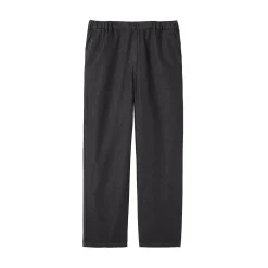 Discount Muji Pantalon coupe confortable en denim lavé pour homme ‐ Noir