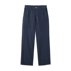 New Muji Pantalon coupe large en denim et kapok mélangé pour homme
