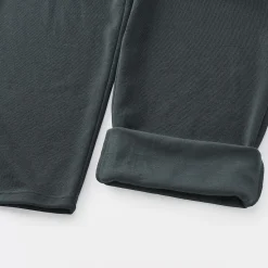 Discount Muji Pantalon de jogging à ourlet ouvert et à double tricot pour homme