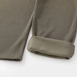 Discount Muji Pantalon de jogging à ourlet ouvert et à double tricot pour homme