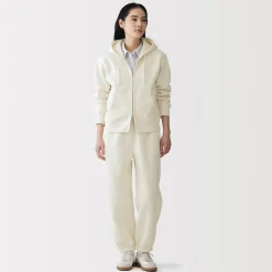 Muji Pantalon de jogging en coton mélangé pour femme