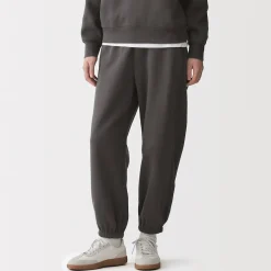 Muji Pantalon de jogging en coton mélangé pour femme