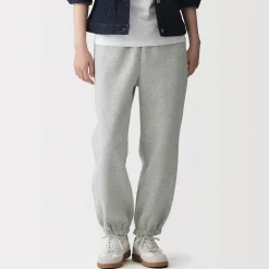 Muji Pantalon de jogging en coton mélangé pour femme