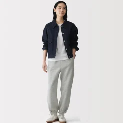 Muji Pantalon de jogging en coton mélangé pour femme