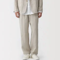 Best Muji Pantalon en lin lavé pour homme