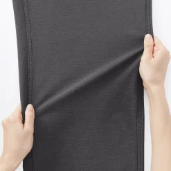 New Muji Pantalon extensible dans les deux sens à taille élastiquée pour homme