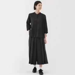 Discount Muji Pantalon Hakama unisexe à double tissage