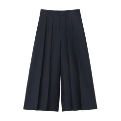 Discount Muji Pantalon Hakama unisexe à double tissage