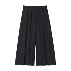 Discount Muji Pantalon Hakama unisexe à double tissage