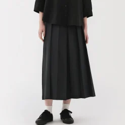 Discount Muji Pantalon Hakama unisexe à double tissage
