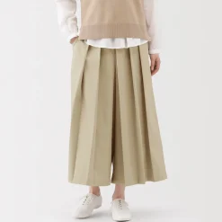 Discount Muji Pantalon Hakama unisexe à double tissage