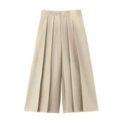 Discount Muji Pantalon Hakama unisexe à double tissage