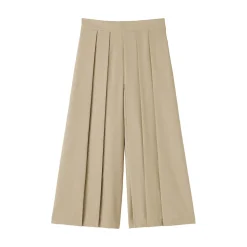Discount Muji Pantalon Hakama unisexe à double tissage