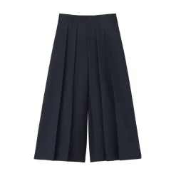 Discount Muji Pantalon Hakama unisexe à double tissage