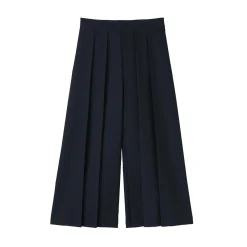 Discount Muji Pantalon Hakama unisexe à double tissage