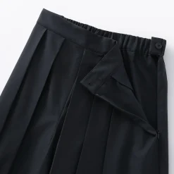 Discount Muji Pantalon Hakama unisexe à double tissage