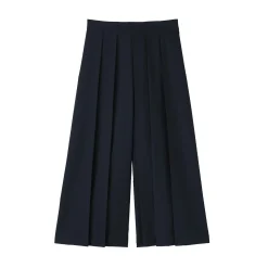 Discount Muji Pantalon Hakama unisexe à double tissage