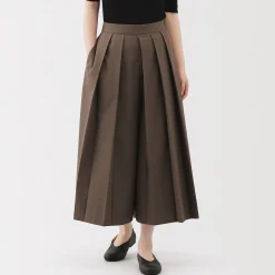 Discount Muji Pantalon Hakama unisexe à double tissage