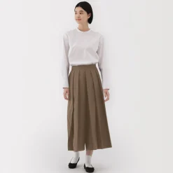 Discount Muji Pantalon Hakama unisexe à double tissage