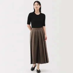 Discount Muji Pantalon Hakama unisexe à double tissage