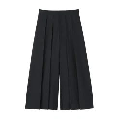 Discount Muji Pantalon Hakama unisexe à double tissage