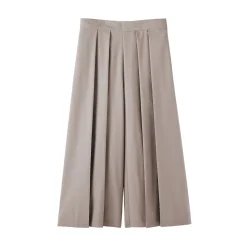 Discount Muji Pantalon Hakama unisexe à double tissage