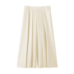 Discount Muji Pantalon Hakama unisexe à double tissage