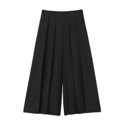 Discount Muji Pantalon Hakama unisexe à double tissage