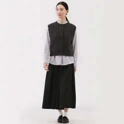 Best Muji Pantalon hakama unisexe en mélange de laine brossée