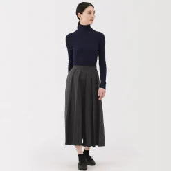 Best Muji Pantalon hakama unisexe en mélange de laine brossée