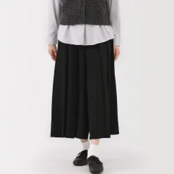 Best Muji Pantalon hakama unisexe en mélange de laine brossée