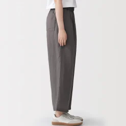 Discount Muji Pantalon large en lin lavé pour femme