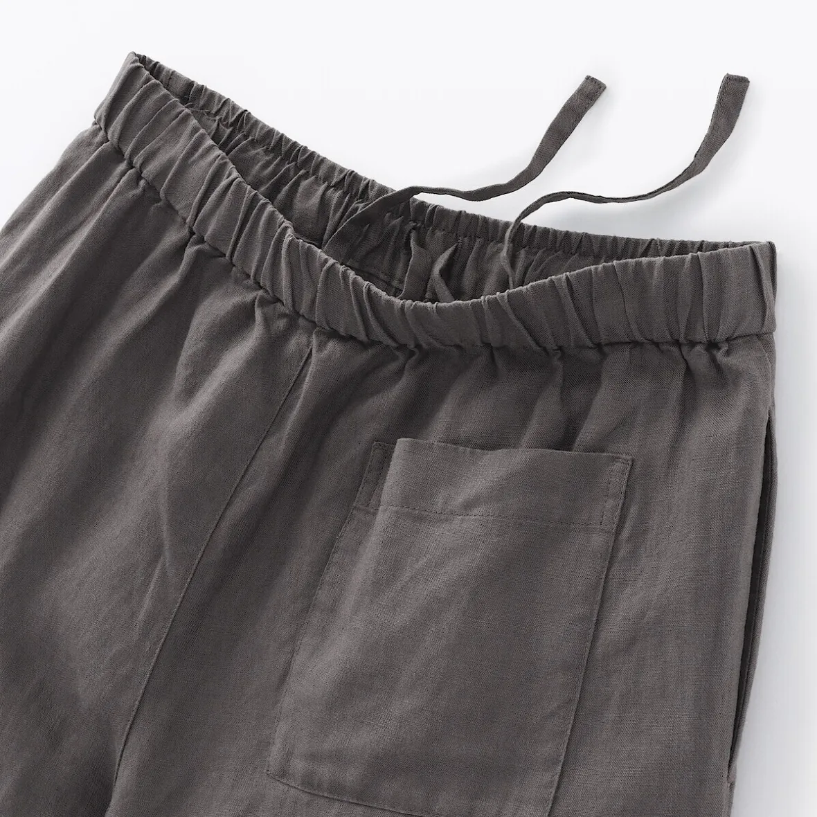 Discount Muji Pantalon large en lin lavé pour femme