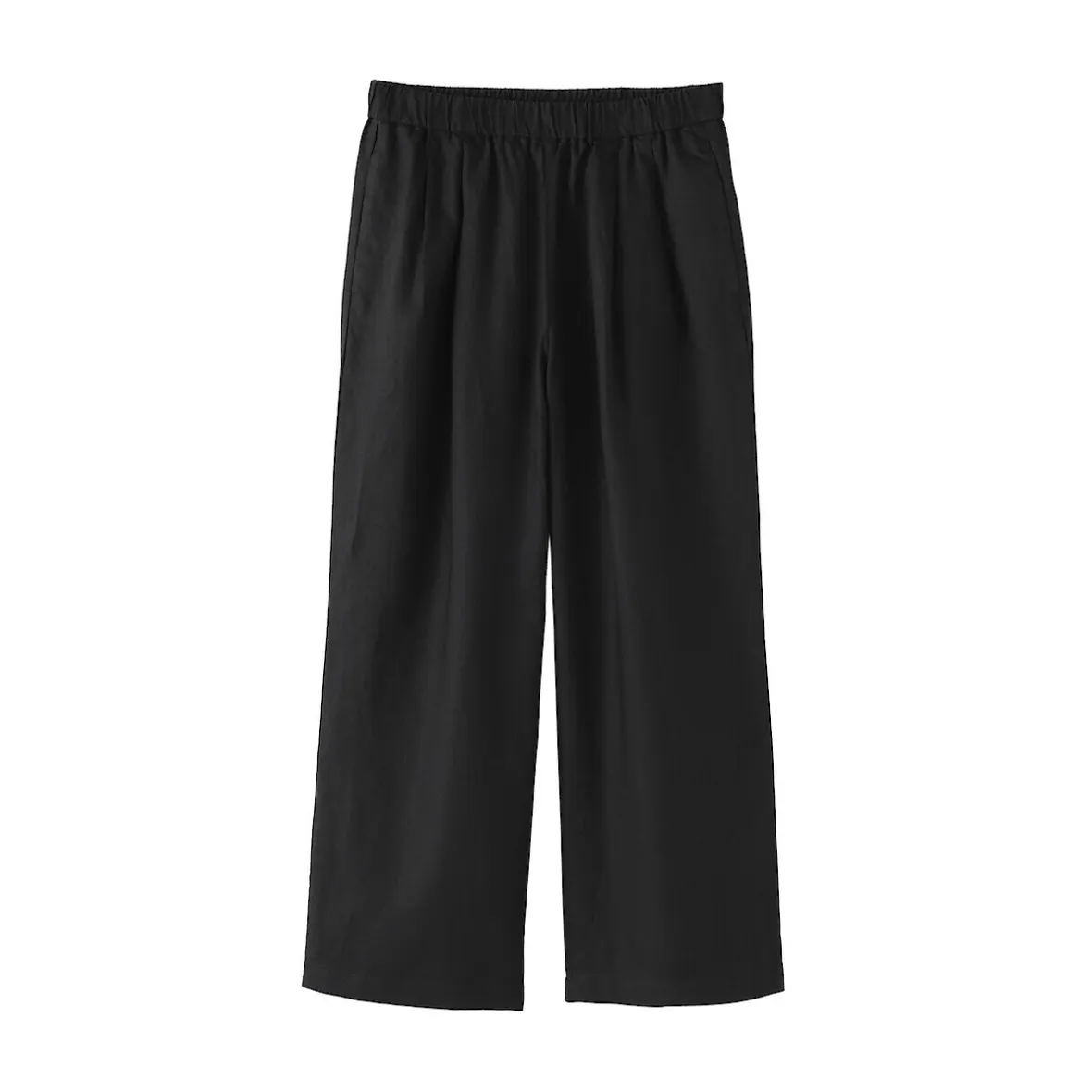 Discount Muji Pantalon large en lin lavé pour femme