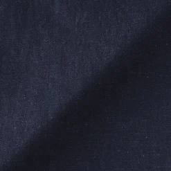 Sale Muji Pantalon large en mélange lin-denim pour femme Bleu Marine Foncé